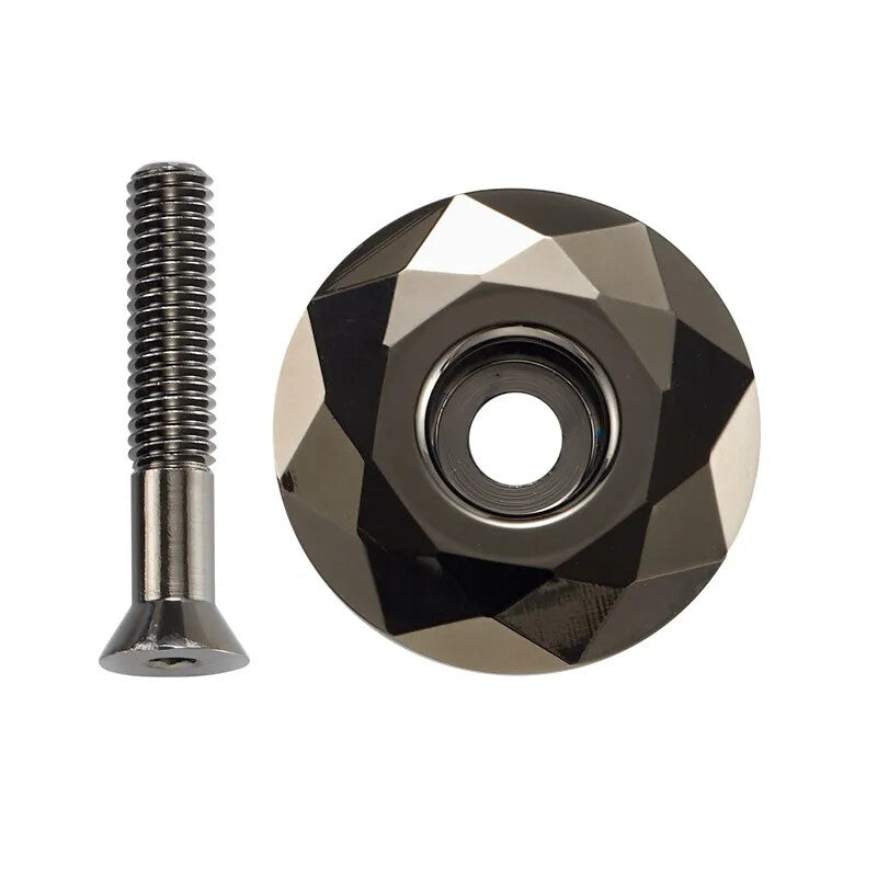 Aluminum Bicycle Stem Cap Cover for 1-1/8 Inch Threadless Fork Mountain and Road Bikes