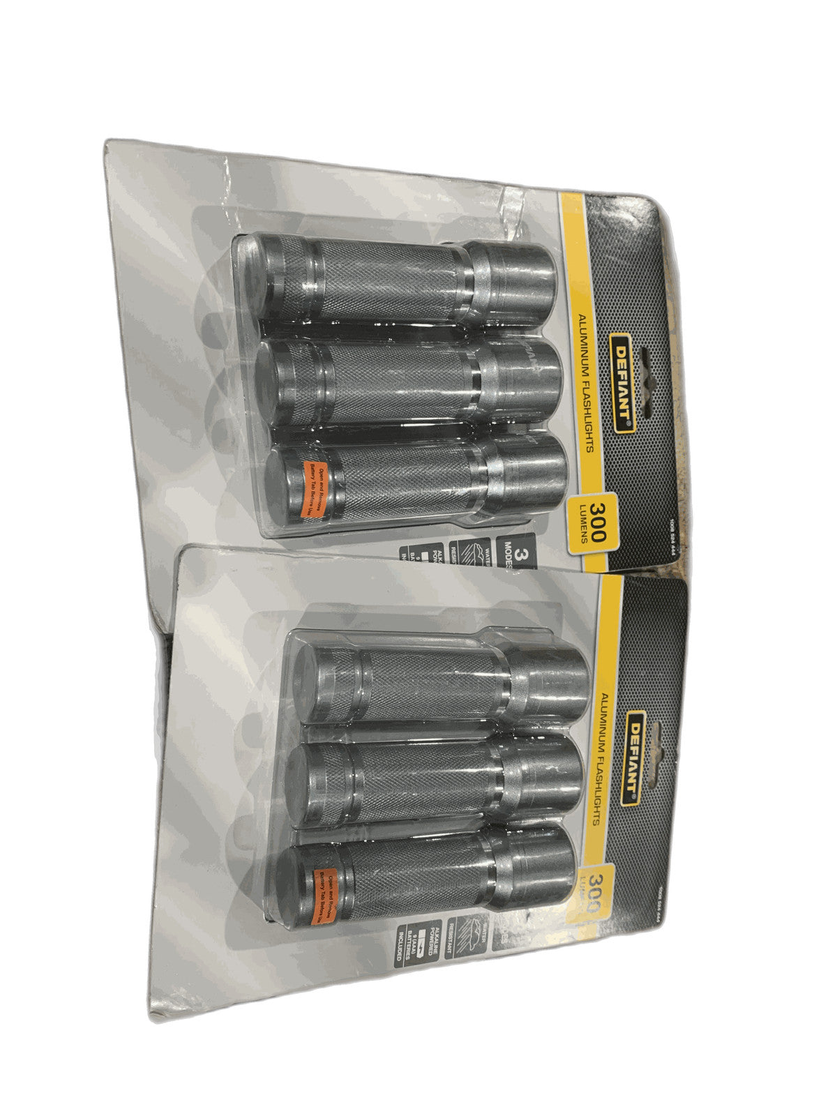 2 Pack Aluminum LED Flashlights 300 Lumens Portable Emergency Torch