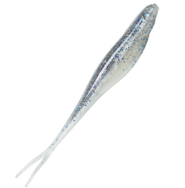Fishing Soft Bait - 5-Inch Smoked Shad Minnow for Freshwater & Saltwater