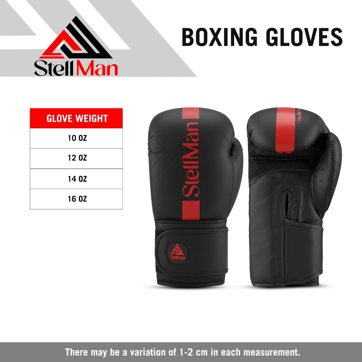 Premium Boxing Gloves for MMA Kickboxing & Sparring - Multiple Sizes