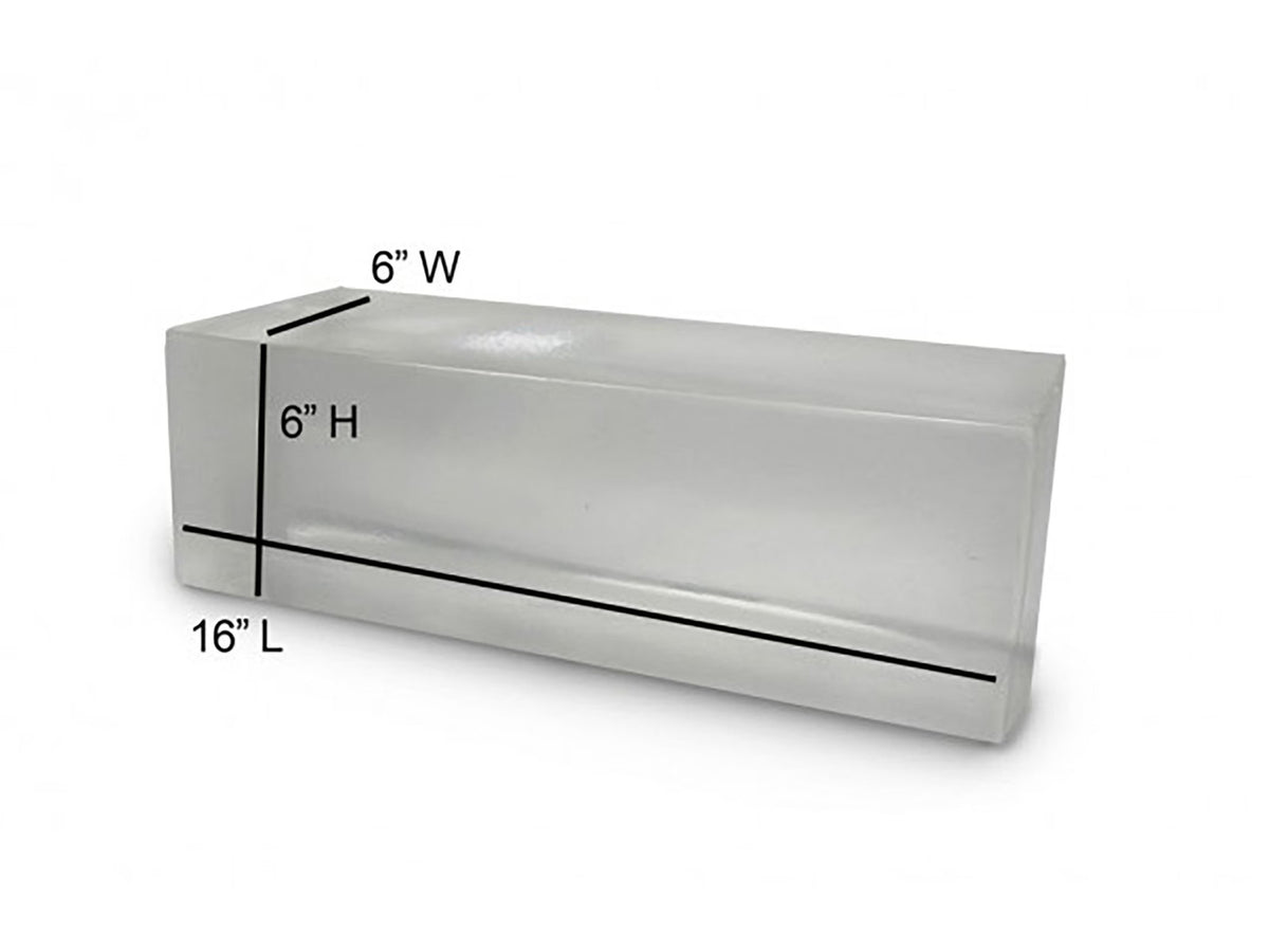 FBI Ballistics Testing Gel Block 16 x 6 x 6 Inches - Reusable Synthetic Gel