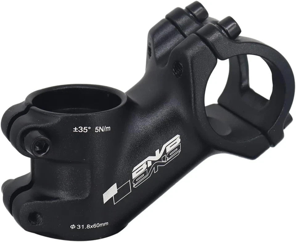 Aluminum Bike Stem 31.8mm Riser Handlebar for MTB, Road & Downhill Bikes