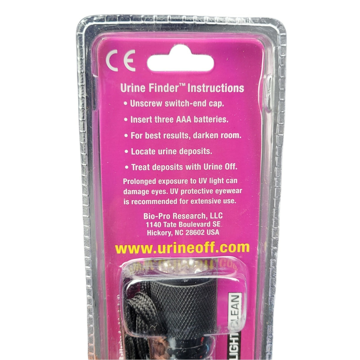 Urine Off UV Urine Finder - Ultraviolet LED Light for Spotting Hidden Urine