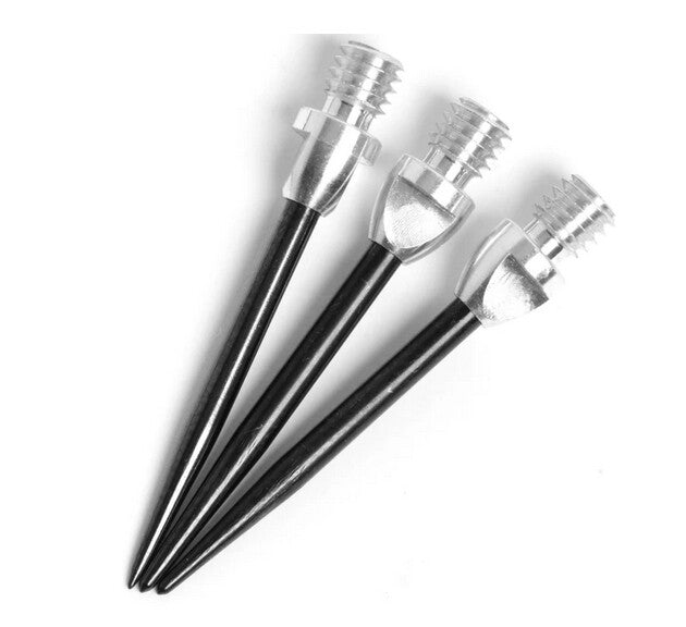 Soft Tip Darts Conversion Points Set with O-Rings - 2 Sets (6 Points) 3/16 in Alloy