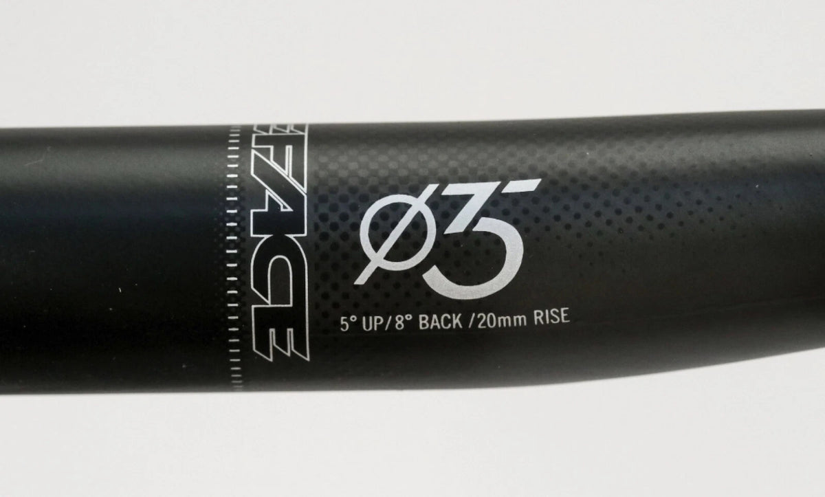 Race Face Next R 35 Carbon Riser Handlebar - 780mm or 800mm, 20mm Rise, MTB & Enduro