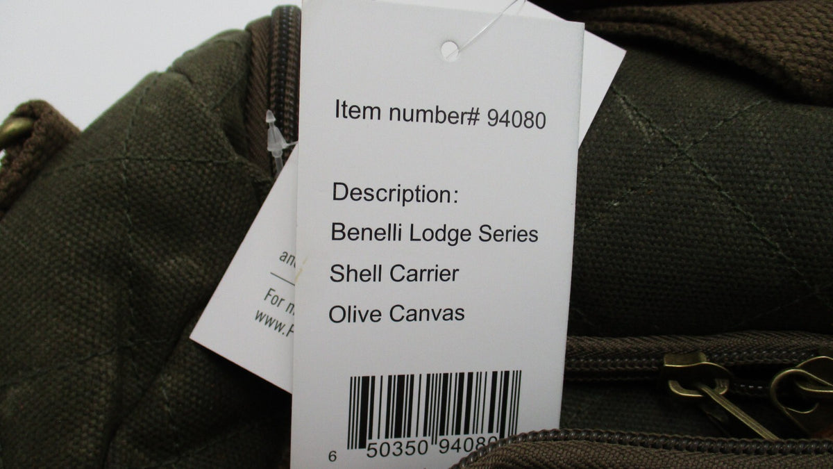 Benelli Olive Shell Carrier Bag for Hunting & Shooting