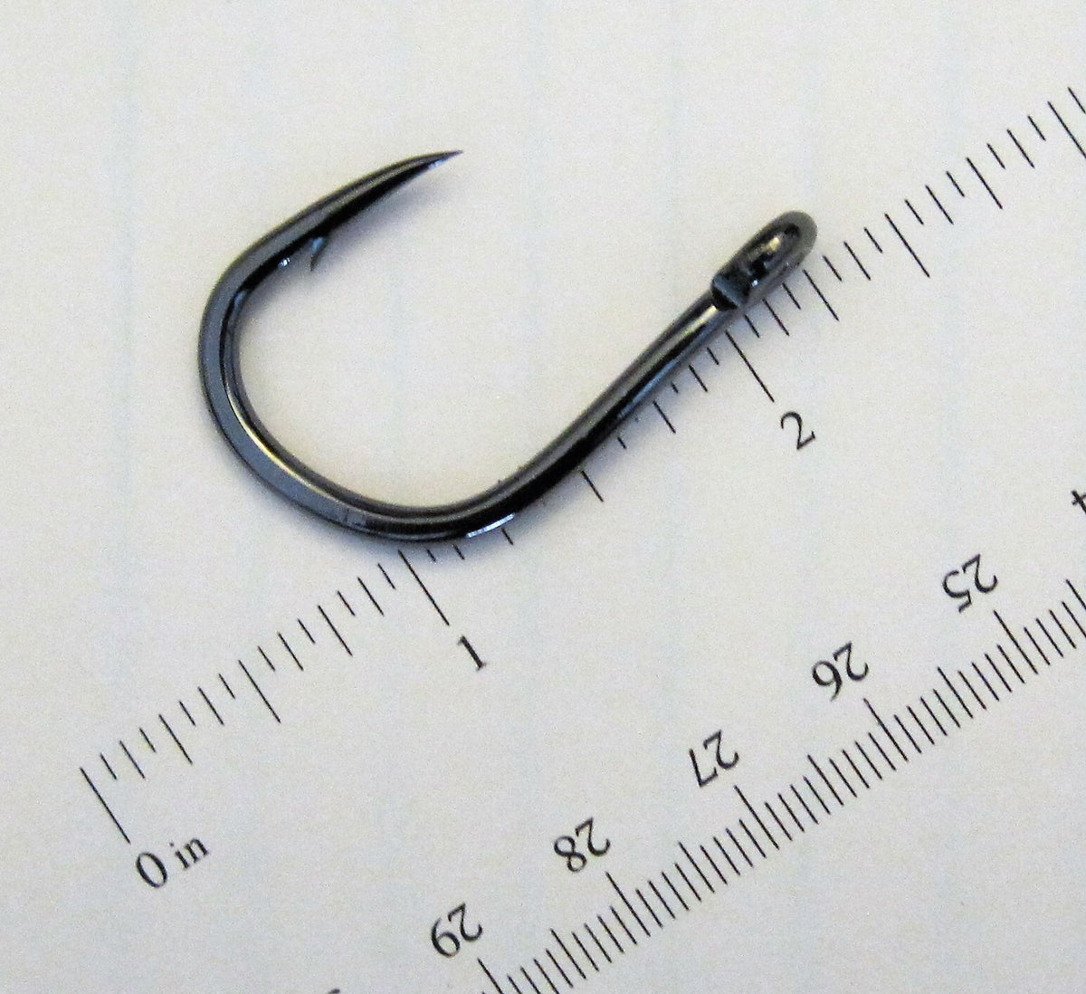 Heavy Duty Live Bait Fish Hooks - Multiple Sizes, Black, 2 Pack