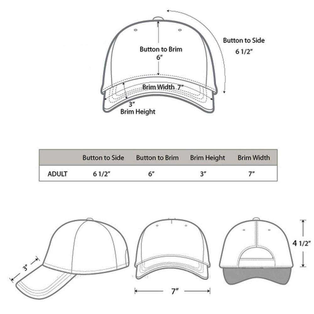Security Baseball Cap with Embroidery - Adjustable One Size Hat for Security Personnel