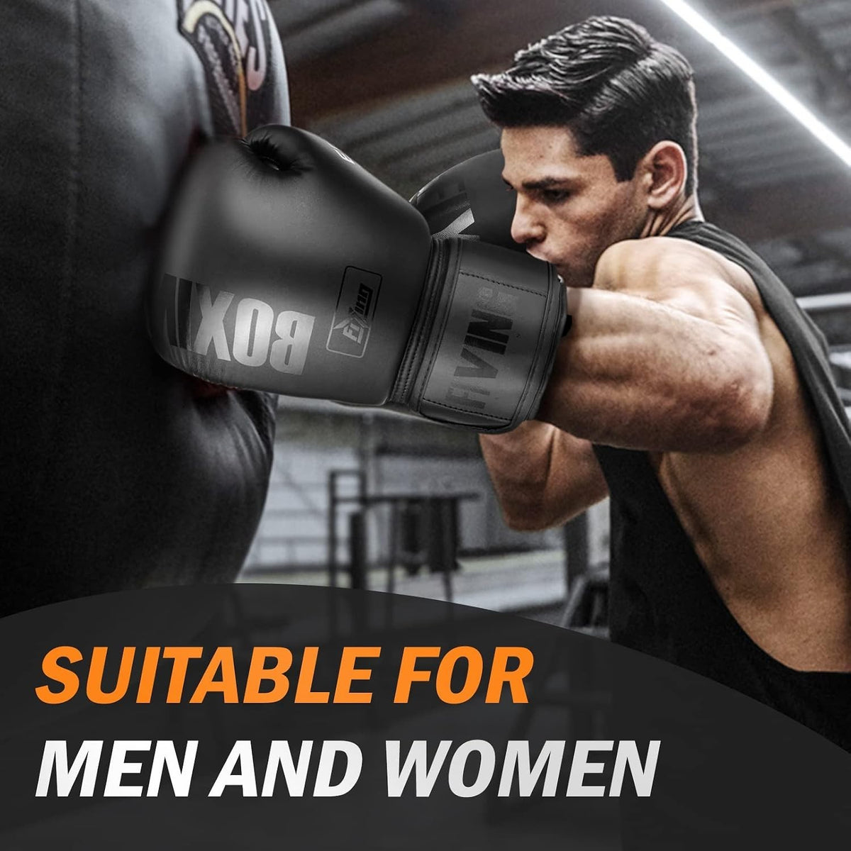 10oz Breathable Ambidextrous Boxing Gloves for Training & Sparring