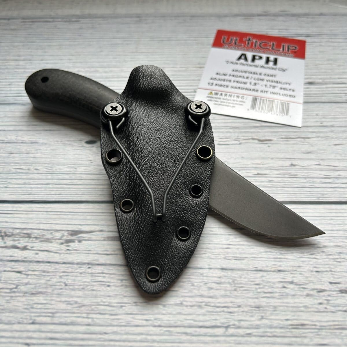 Adjustable Belt Clip - Slim Profile, Low Visibility, 1.5-1.75 Inch Width