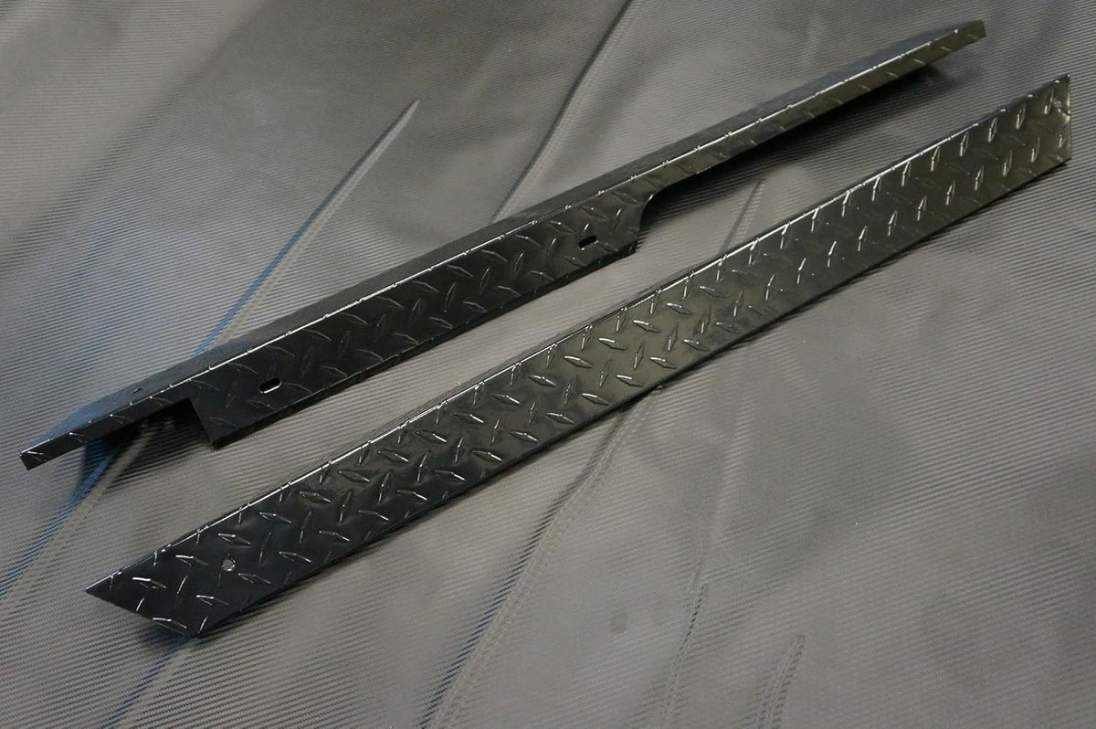 Black Aluminum Diamond Plate Rocker Panel for EZGO TXT Golf Cart 1996-2013