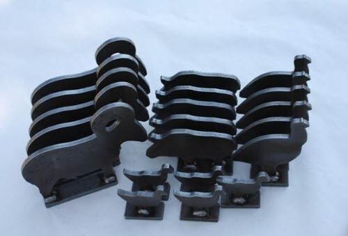 Unpainted Smallbore Silhouette Steel Targets Set 1/5 Scale 20 Pieces