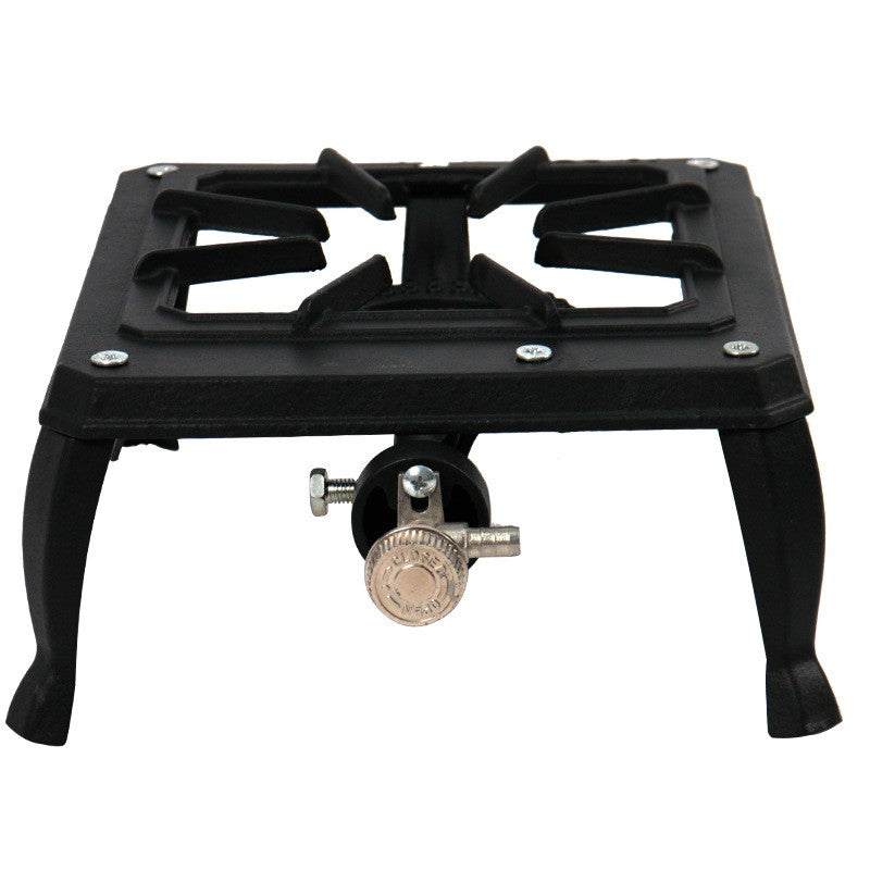 Outdoor Portable Propane Camp Stove with Adjustable Flame and Gas Hose