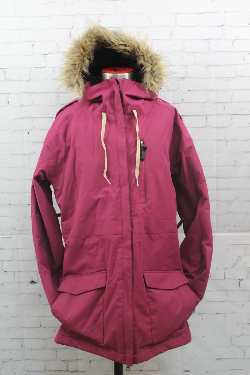 Ride Women's Insulated Snowboard Jacket - Medium Raspberry Purple