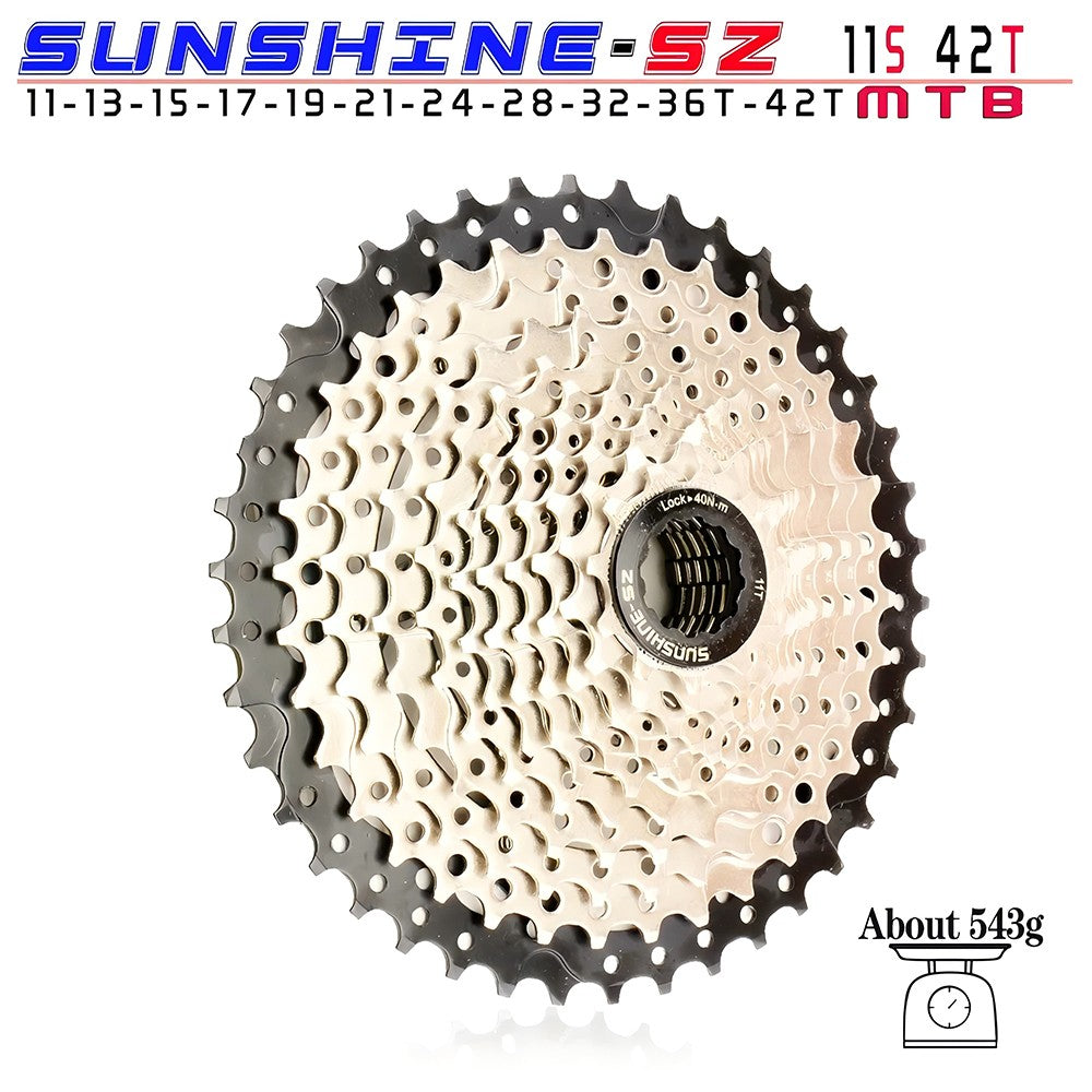 11-Speed MTB Bike Groupset with Rear Derailleur & Cassette - LTWOO T9