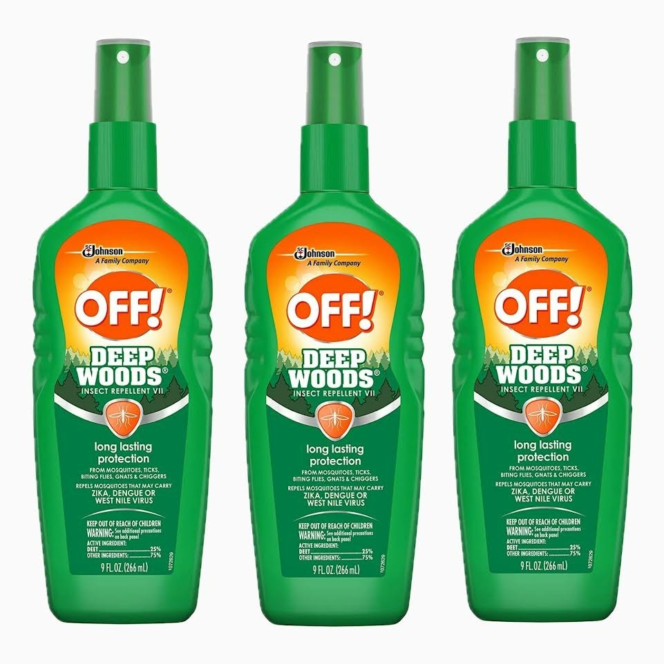 Deep Woods Insect & Mosquito Repellent Spray 9oz - 3 Pack, Long-Lasting DEET Protection