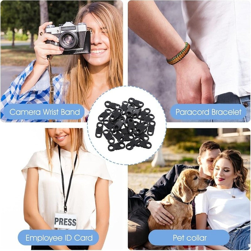 Mini Plastic Breakaway Buckles 6mm for Paracord Bracelets and DIY Crafts