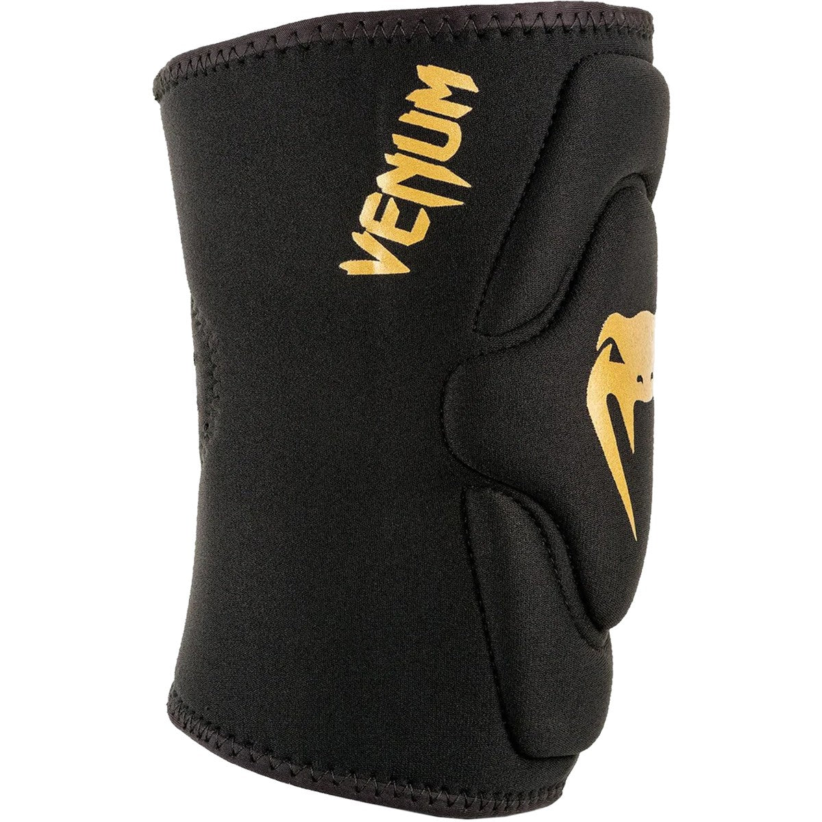 Boxing Gel Knee Pad - Black and Gold Combat Sport Protective Gear
