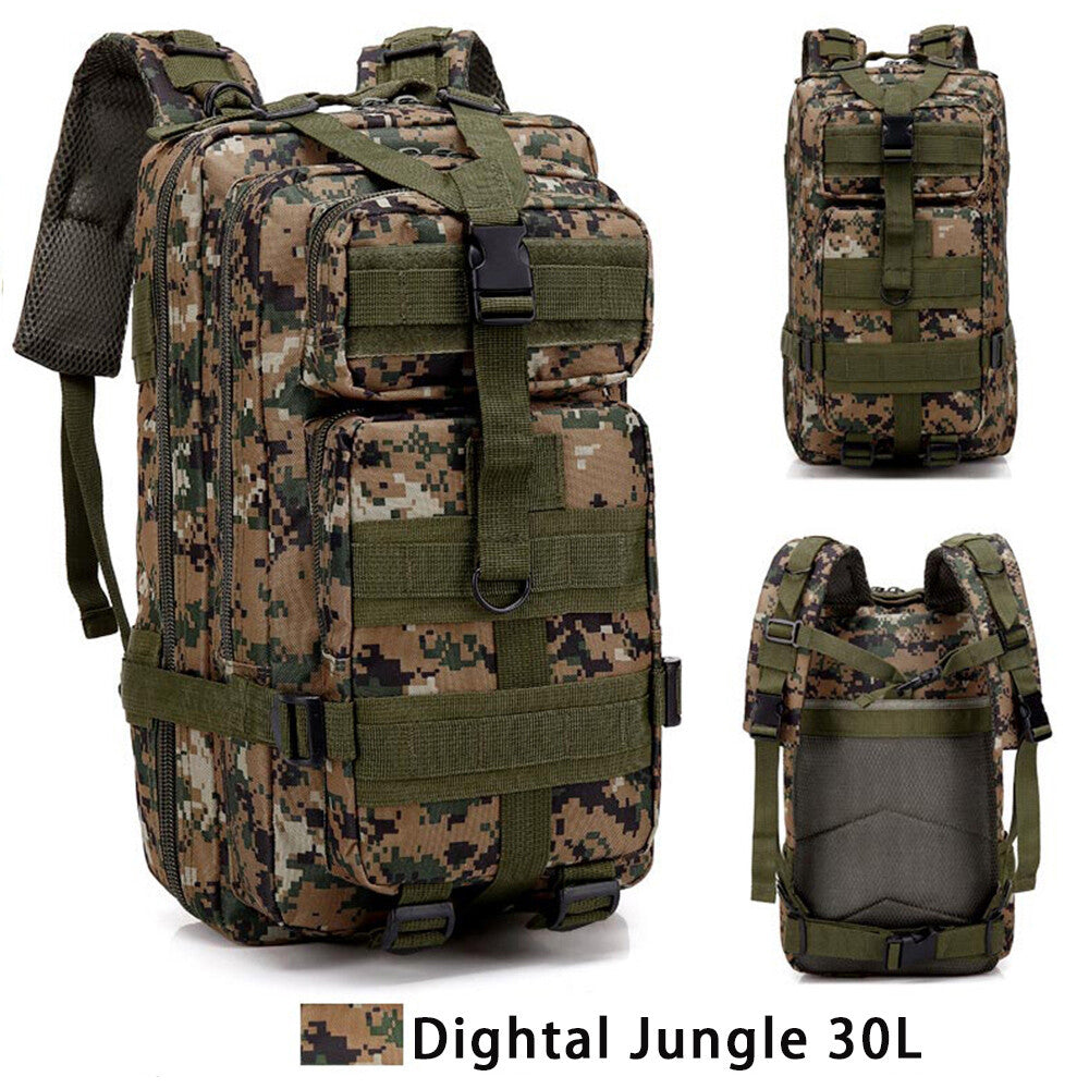 45L Military Tactical Backpack Large Army Assault Pack Molle Rucksack