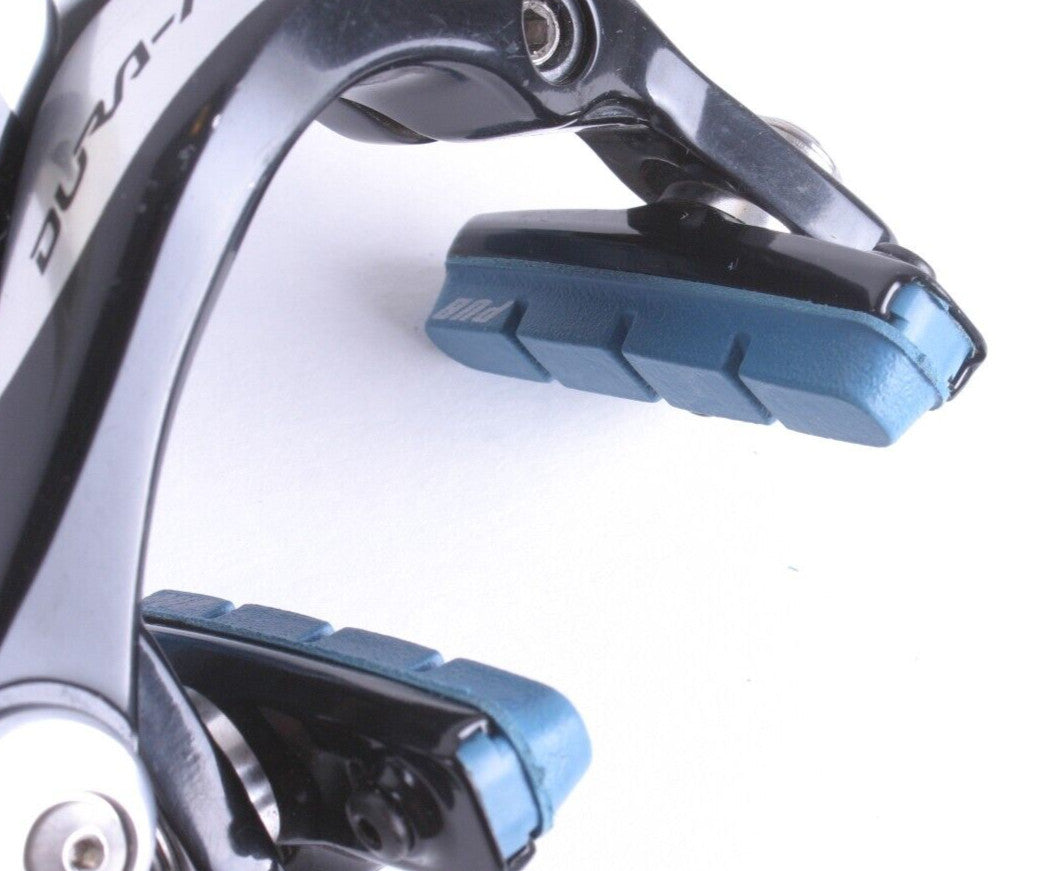 Blue Carbon Rim Brake Pads for Shimano/SRAM Bikes Set of 4