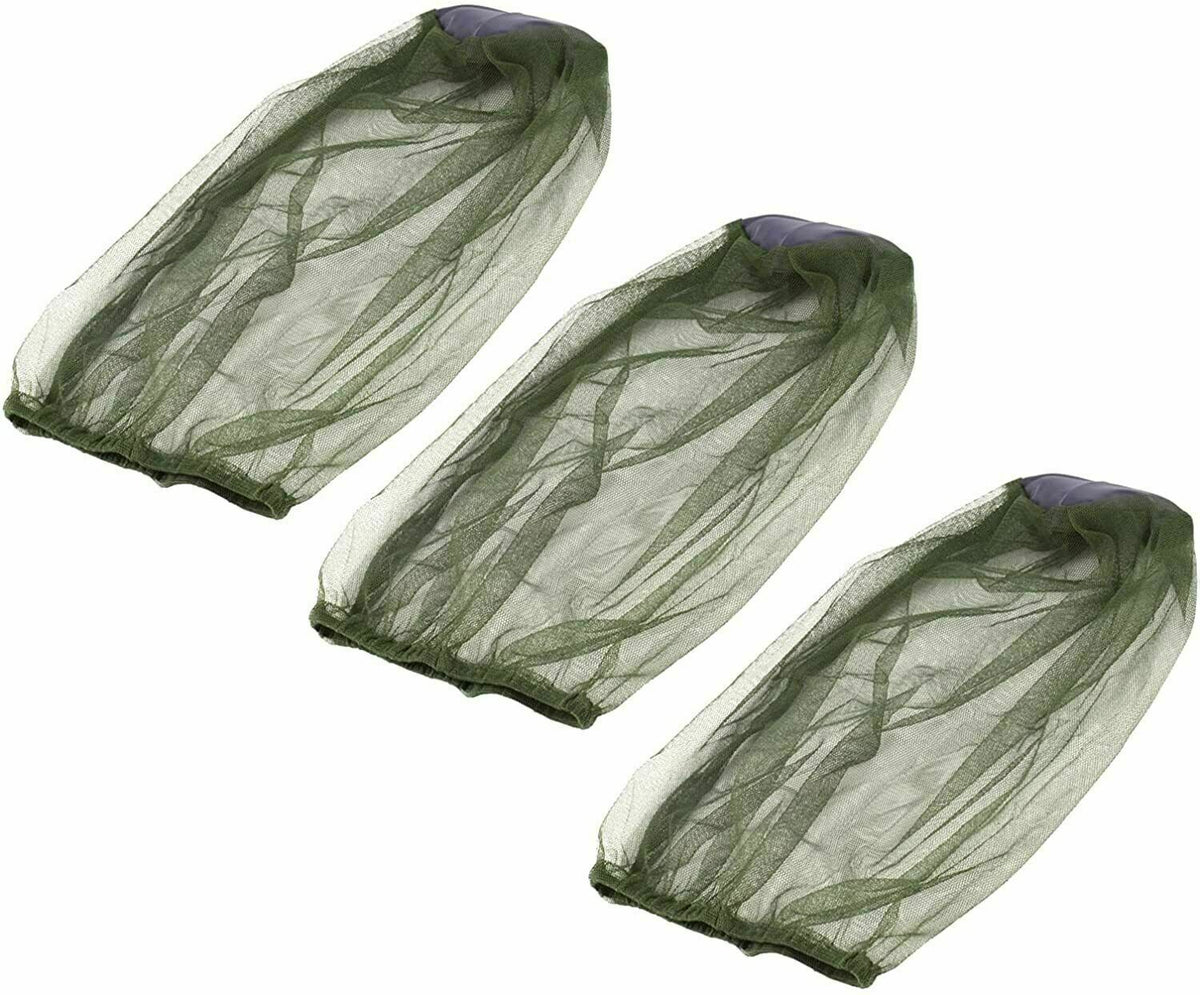 2 Pack Mosquito Bug Insect Head Net Hat for Camping Fishing Hiking Sun Protection
