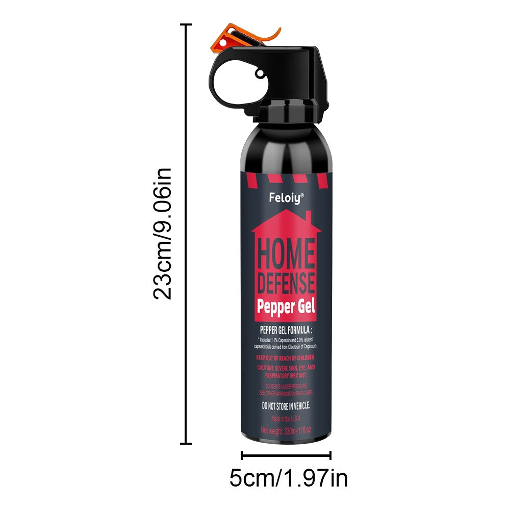 Bear Spray Gel 11oz Personal Defense with 30ft Range and Quick Discharge