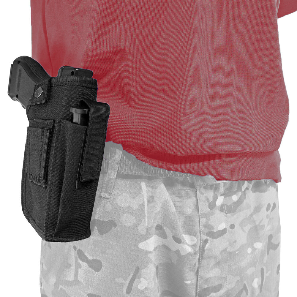 Tactical Kydex IWB OWB Gun Holster for Pistol with Laser or Light - Concealed Carry