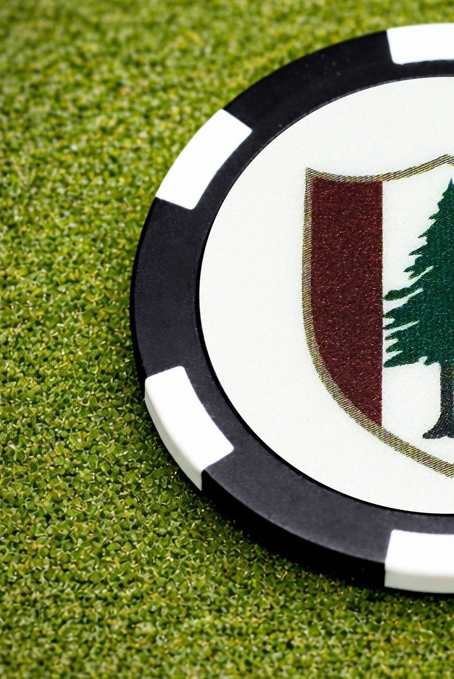 Double Sided Poker Chip and Golf Ball Marker - Pine Valley Golf Course