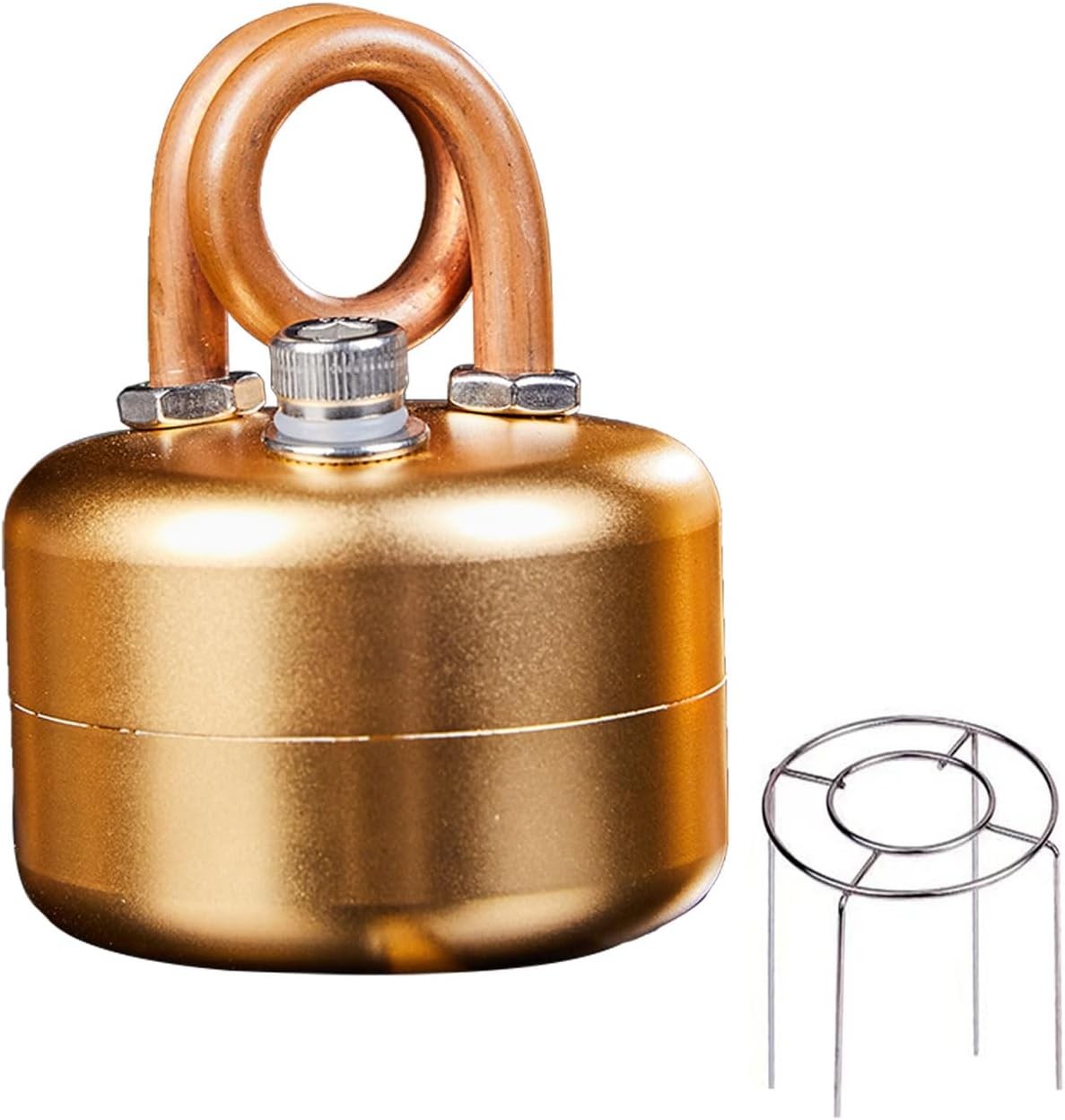 Mini Alcohol Camping Stove Lightweight Brass & Aluminum Spirit Burner Kit