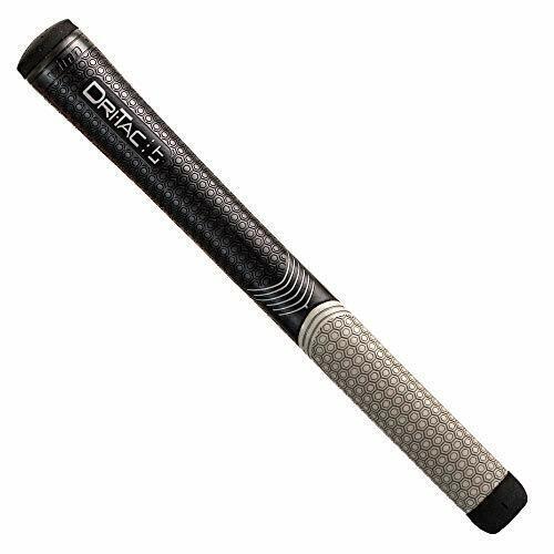 Golf Grip Set Winn Dri-Tac LT Black Gray Less Taper for Better Control