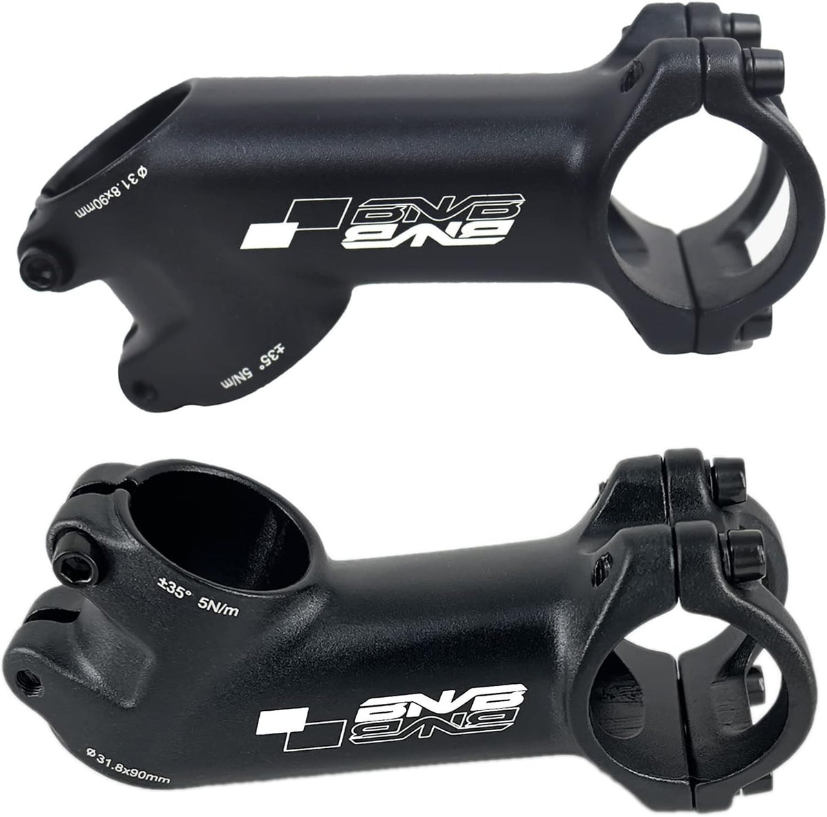 Bike Stem 31.8mm Aluminum Handlebar Riser for MTB Mountain Road Bikes - 35 Degree