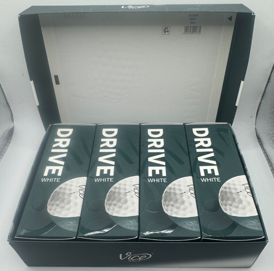 Premium White Golf Balls - 12 Pack, New & Factory Sealed