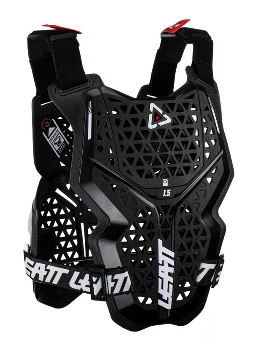 Men's Motorcycle Chest Protector Body Armor Impact Gear Black