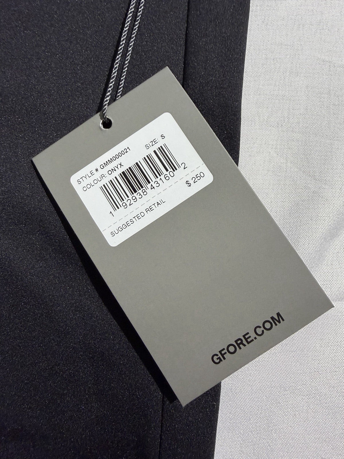 Men's Brushed Quarter Zip Golf Jacket - Onyx Black, Size Small
