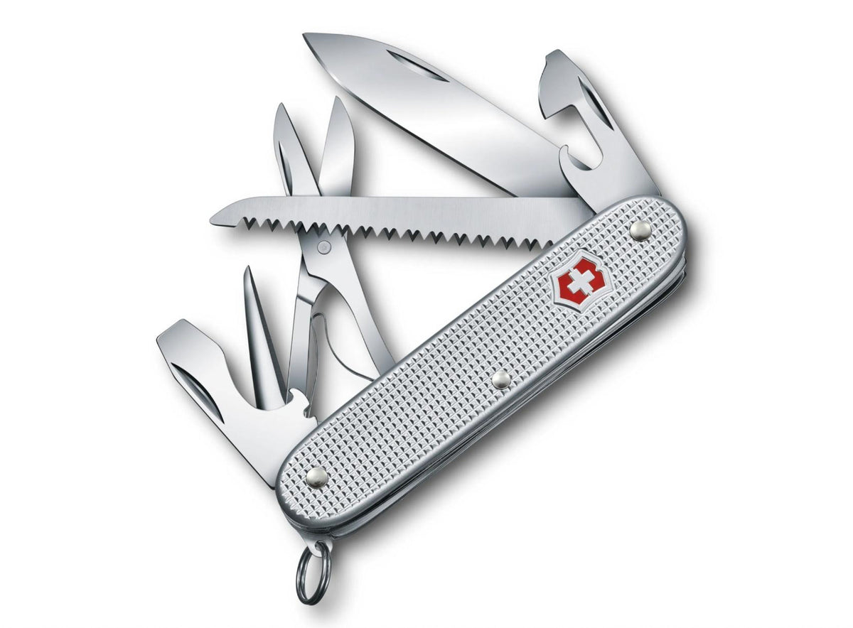 Victorinox Swiss Army Knife Farmer X Silver Alox 93mm Multi-Tool