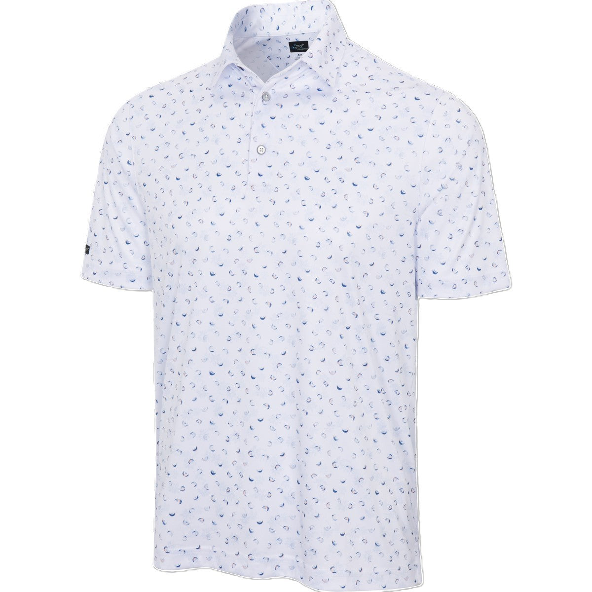 Men's Recycled Golf Polo with UPF 50 Performance Stretch Fabric