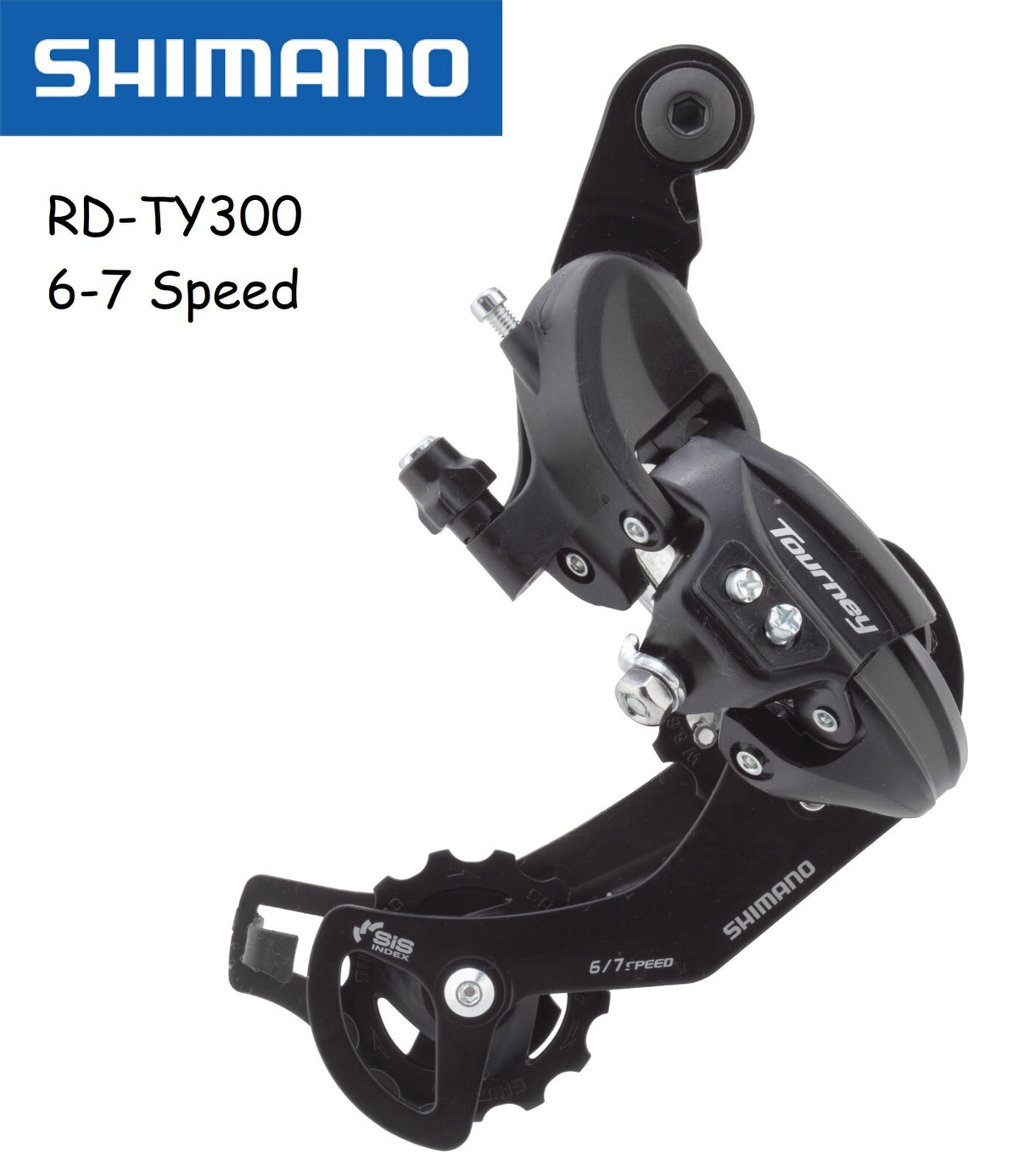Shimano Tourney RD-TY300 6/7 Speed Rear Derailleur Long Cage 34T Max