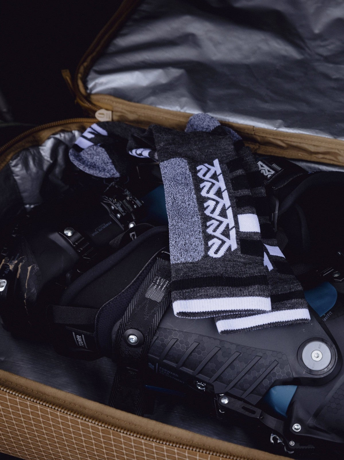 K2 Boot Locker Ski Boot Bag - Durable & Ventilated 38L Black