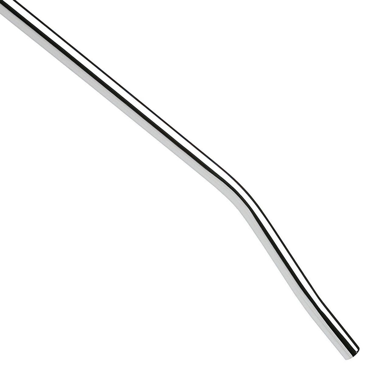 Golf Putter Shaft Stepless Double Bend Chrome 37 Inches RH Offset Custom Fit