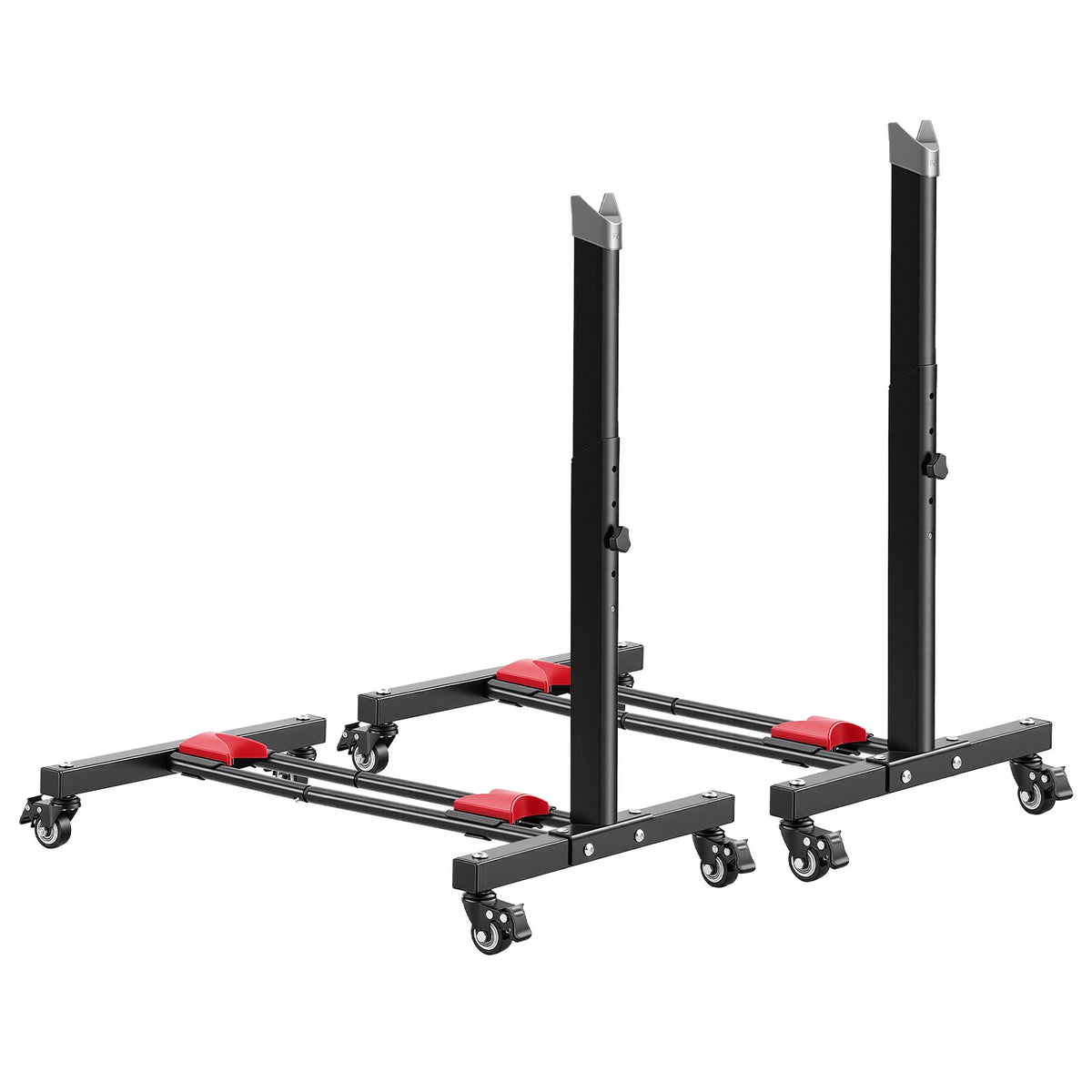 Bike Stand 2-Pack Freestanding Bicycle Rack with Vertical & Horizontal Storage