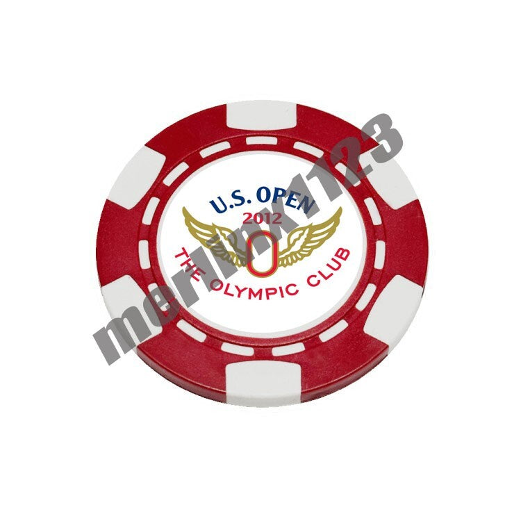 Magnetic Poker Chip Golf Ball Marker - High-Quality Clay, Waterproof, 1.56 Inch