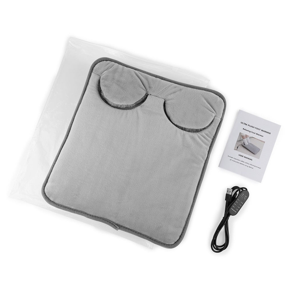 Electric Foot Warmer with 4 Heat Levels Portable Hand & Seat Heater
