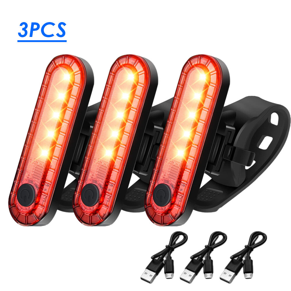 LED Safety Clip-On Lights for Cycling, Running, Dog Walking - Multiple Colors