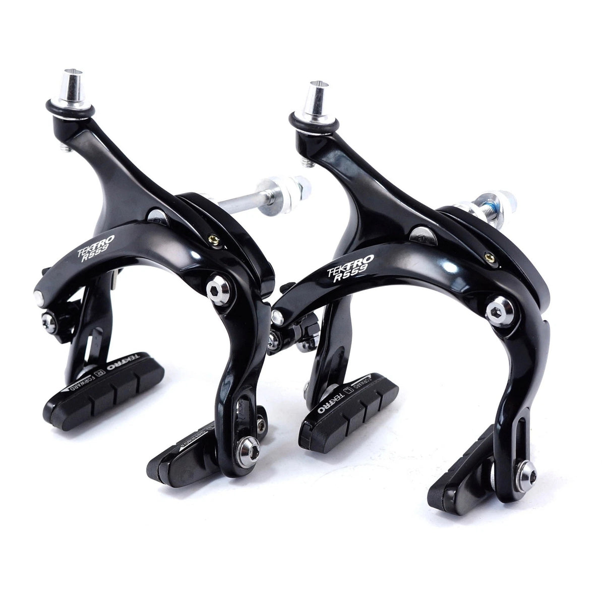 Long Reach Bicycle Brake Calipers 55-73mm Dual Pivot Alloy Front & Rear