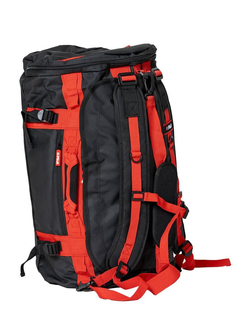 Convertible MMA Backpack Duffle Bag for Martial Arts Gear - Black/Red