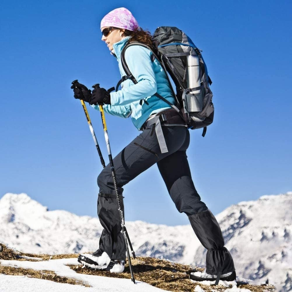 Waterproof Hiking Gaiters for Men Women Snow & Trail Protection