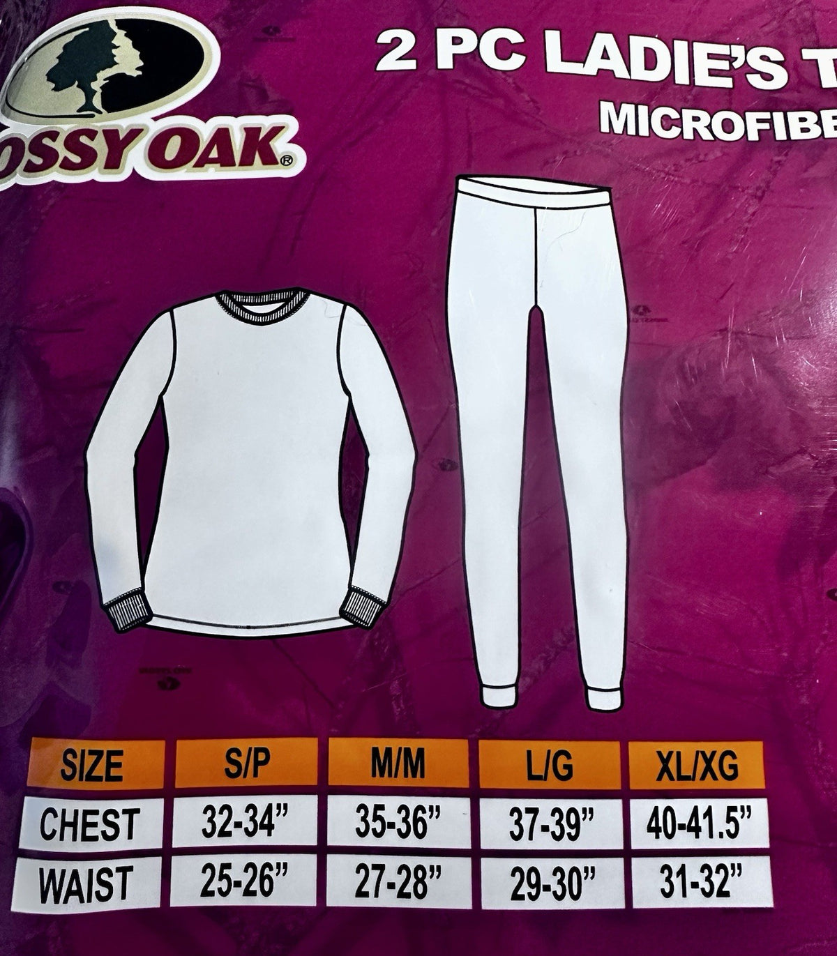 Women's Thermal Base Layer Set - Microfiber Fleece for Cold Weather, Large
