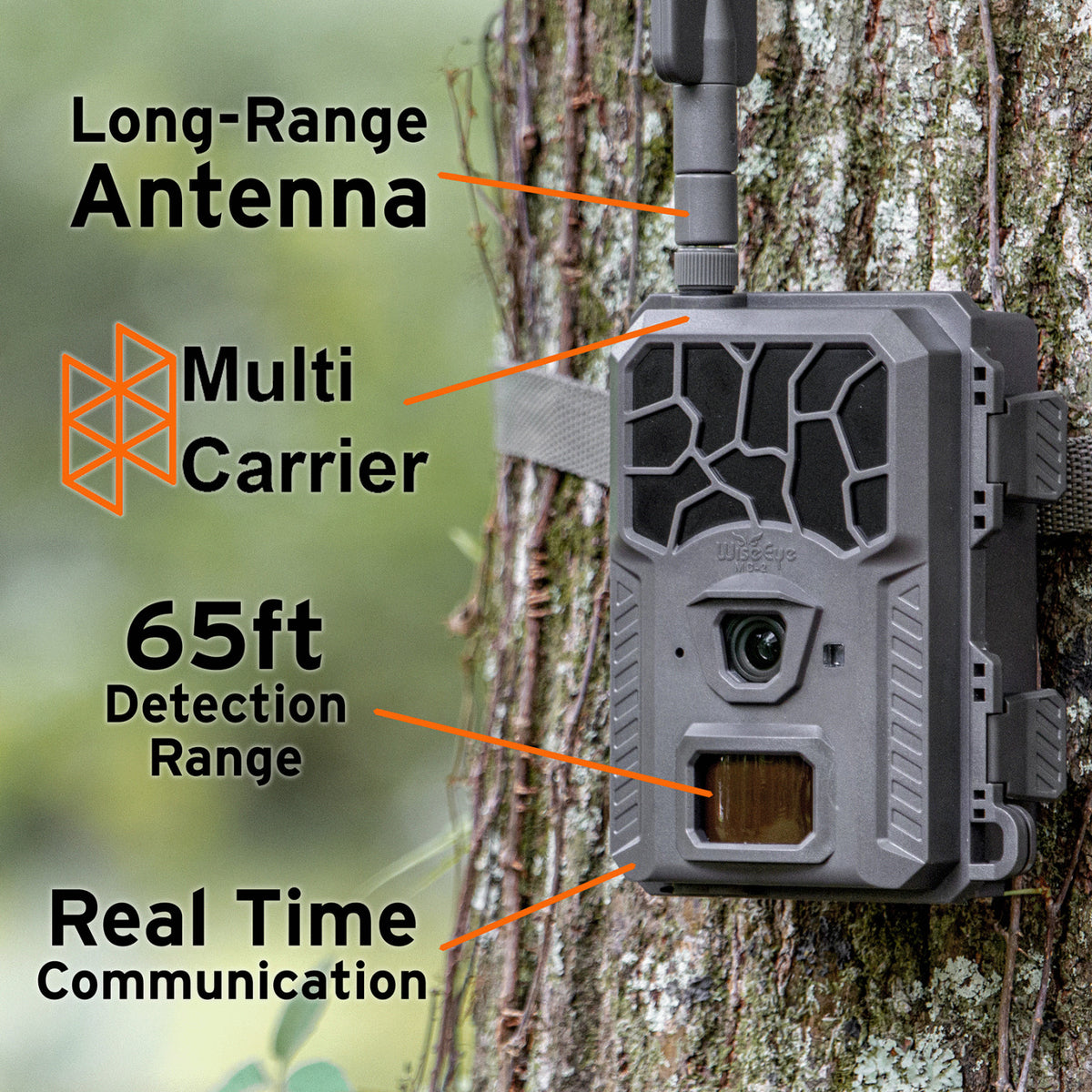 WiseEye Next Gen MiniCam 2 Cellular Trail Camera with MultiCarrier Connectivity