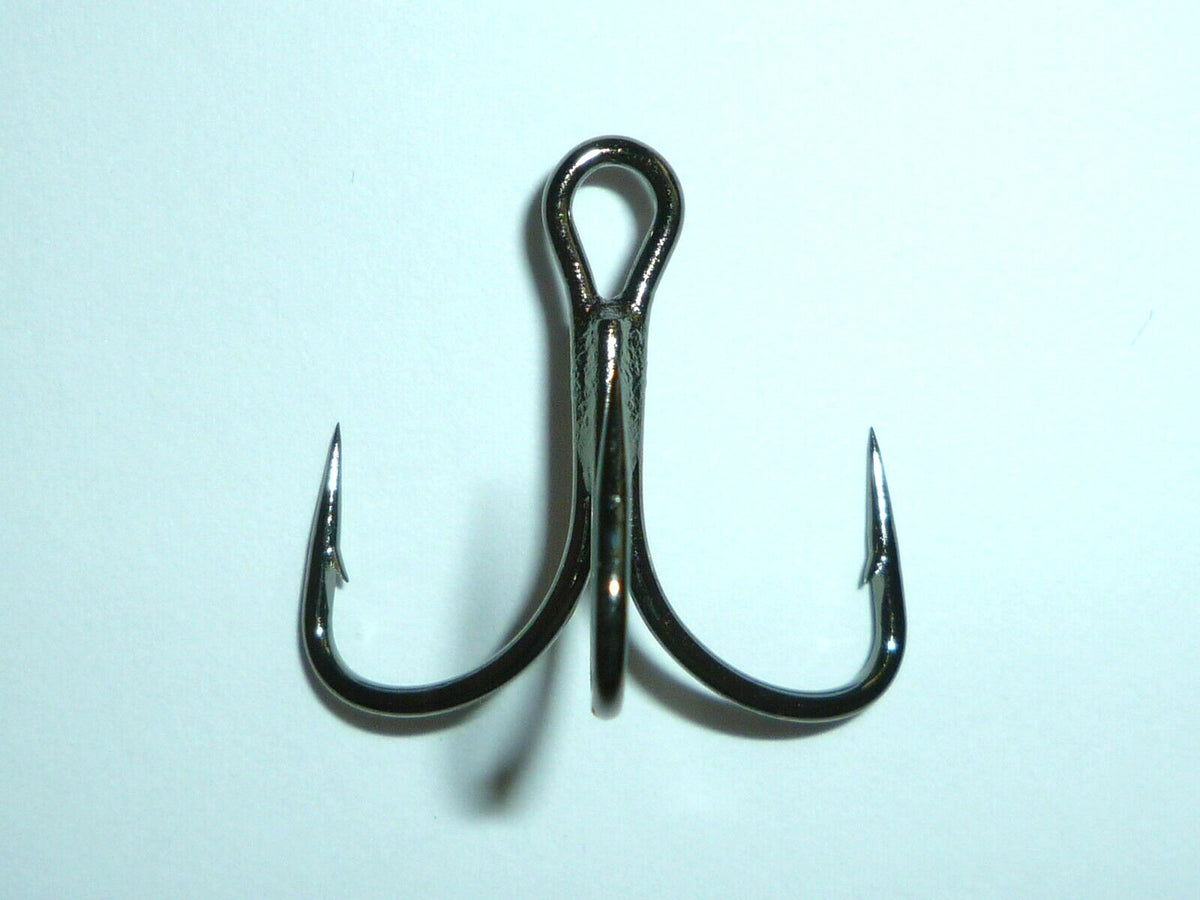 Mustad KVD-Elite TG76NP-BN Short-Shank Triple-Grip Treble Hooks - 100 Pack