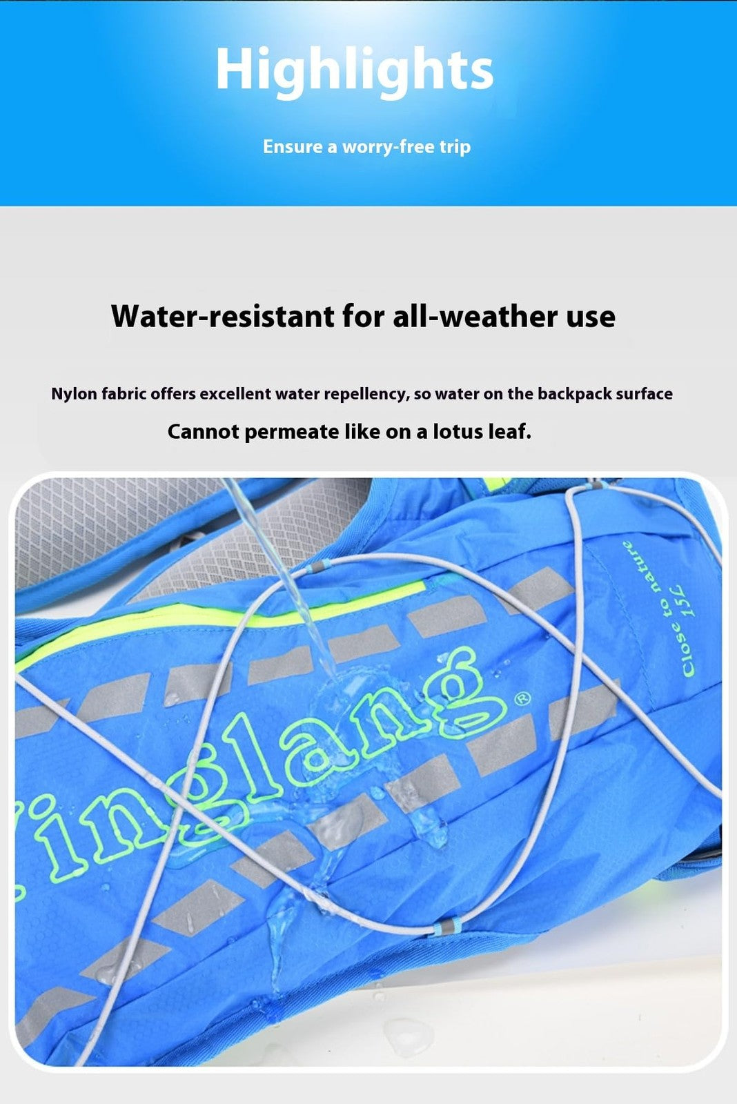 Ventilated Hydration Running Vest with Multiple Zipper Pockets - No Bladder